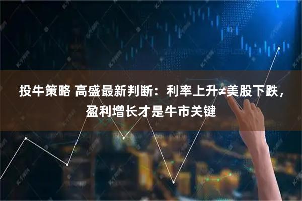 投牛策略 高盛最新判断：利率上升≠美股下跌，盈利增长才是牛市关键
